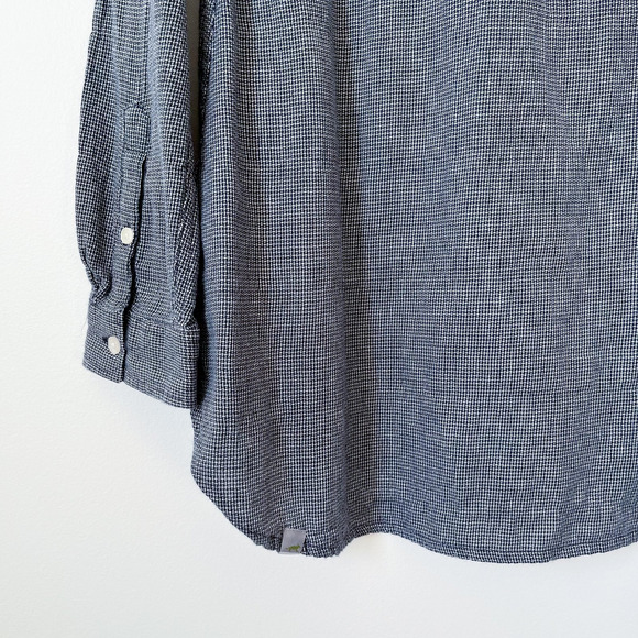 Horny Toad Organic Cotton Mixologist Tunic Top Blue Button Pullover Womens Small - Picture 6 of 12